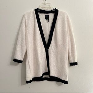 Nic + Zoe | White & Black Cardigan